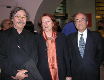 Alberto Corazón, Rosa Regàs y Ángel P.